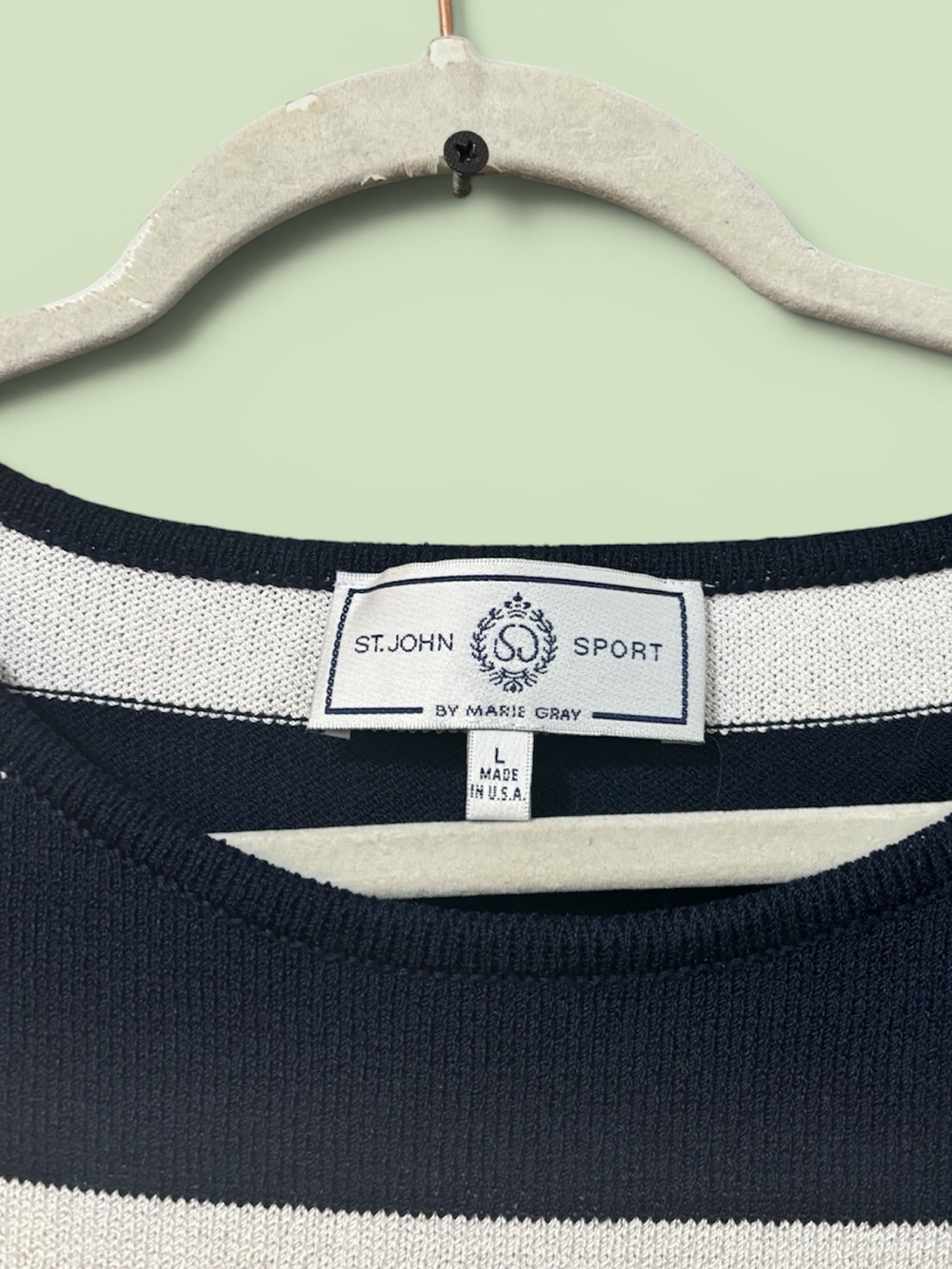 St John sport classic nautical sweater size L - Picture 4 of 9